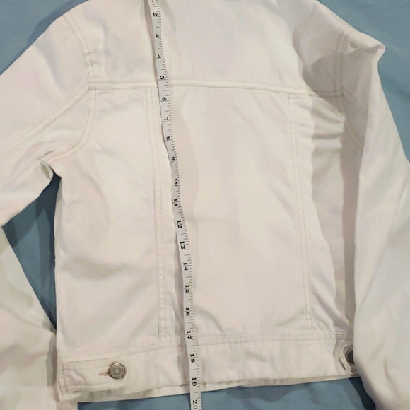 White Denim Jean jacket Size Small - Picture 4 of 4